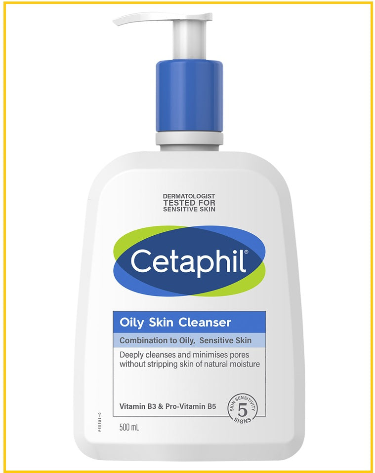 CETAPHIL 舒特膚油性及暗瘡皮膚潔膚露洗面奶 OILY SKIN CLEANSER GEL 500ML