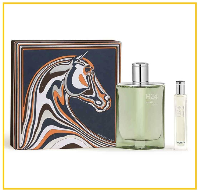 HERMES 愛馬仕香水馬款套裝 MEN'S H24 HERBES VIVES GIFT DUO SET