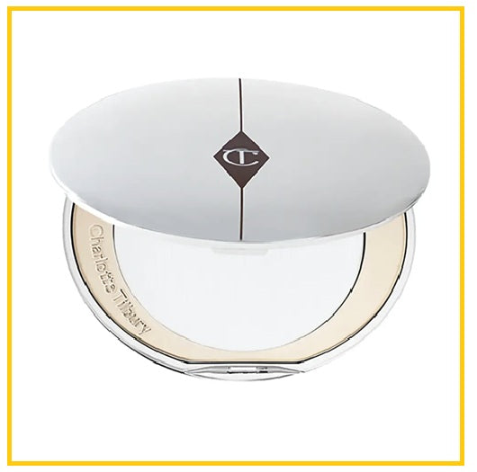 CHARLOTTE TILBURY 夏洛特小銀盒蜜粉餅透明色 CT AIRBRUSH FLAWLESS SOFT LIGHT POWDER #TRANSLUCENT 6.5G