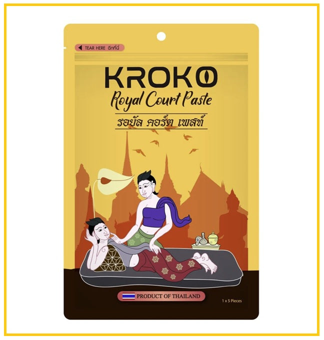KROKO 泰國宮廷肩頸通絡貼5片裝 THAILAND ROYAL COURT PASTE FOR NECK & SHOULDER 5PCS