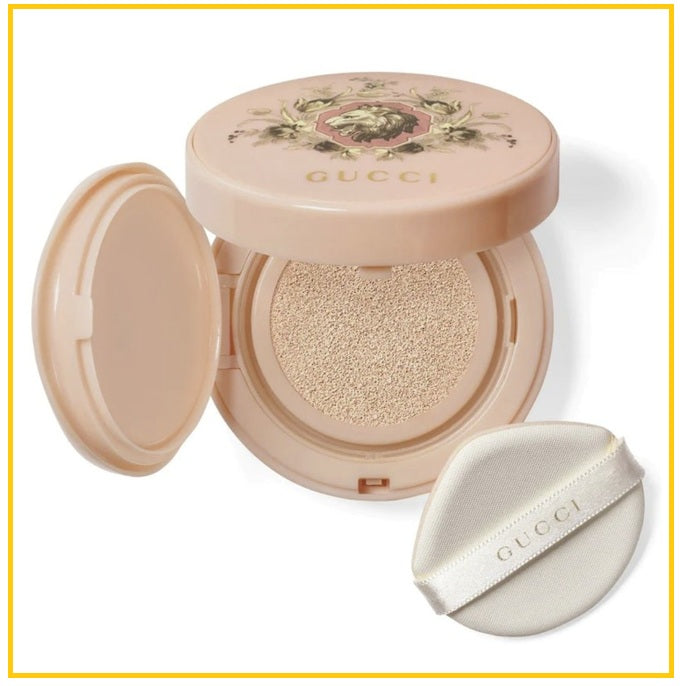 GUCCI 古馳獅王氣墊粉底 CUSHION DE BEAUTE COMPACT CUSHION FOUNDATION SPF20 PA++ #02 / #02.5 14G