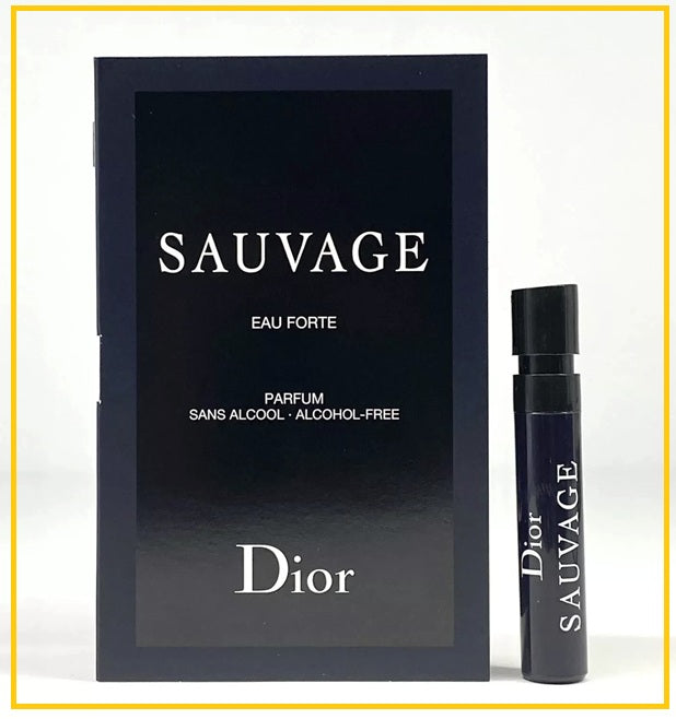 CHRISTIAN DIOR 迪奧曠野男士香精香水小樣 SAUVAGE EAU FORTE PARFUM FOR MEN VIAL 1ML