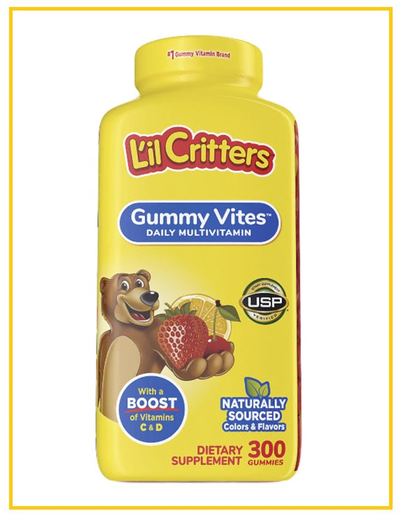 L'IL CRITTERS Daily Multivitamin Gummies 300 Gummies