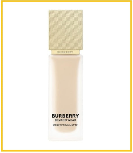 BURBERRY 巴寶莉卓越持妝柔霧粉底液 BEYOND WEAR PERFECTING MATTE FOUNDATION #10 FAIR COOL / #20 FAIR COOL / #20 FAIR WARM / #30 LIGHT COOL / #30 LIGHT WARM / #40 LIGHT COOL 30ML