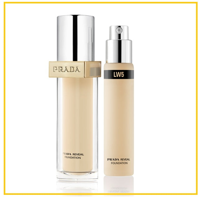 PRADA 普拉達原光新肌煥膚可補充粉底液 REVEAL SKIN OPTIMISING REFILLABLE FOUNDATION #DN70 / #LW5 / #LW25 / #MC50 / #MW50 30ML