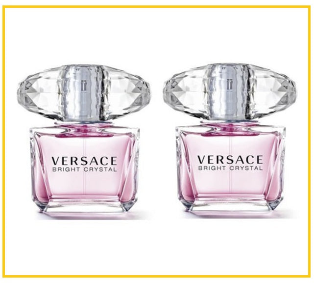 VERSACE BRIGHT CRYSTAL EAU DE TOILETTE SPRAY 30ML X2