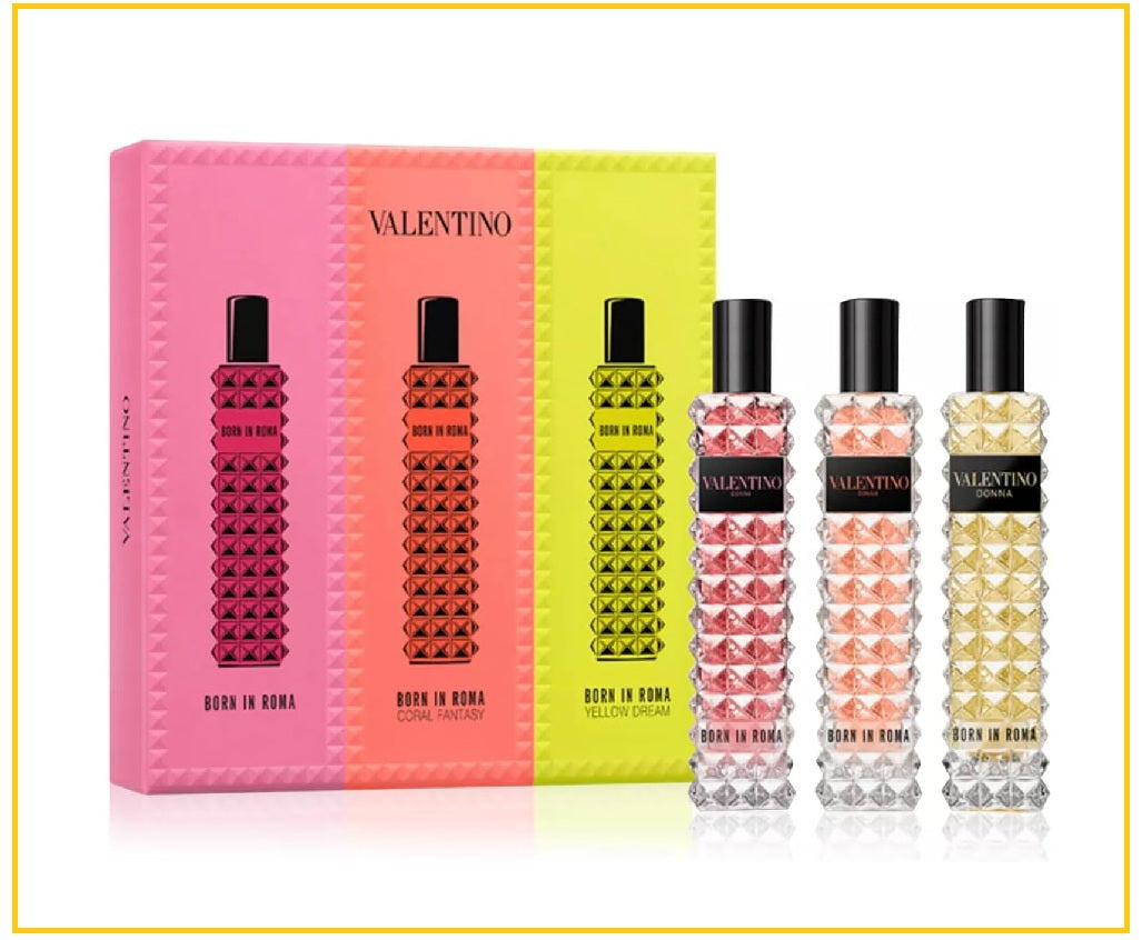 VALENTINO 華倫天奴羅馬唐娜香水套裝 DONNA BORN IN ROMA EDP SET 15ML X3