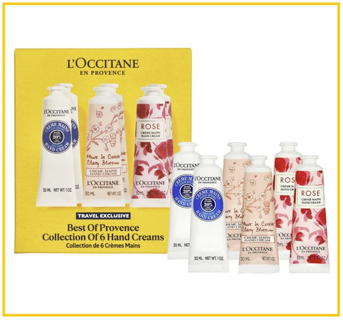 L'OCCITANE 歐舒丹護手霜六件套裝 LOCCITANE BEST OF PROVENCE HANDS QUARTET DUO SET 30ML X6