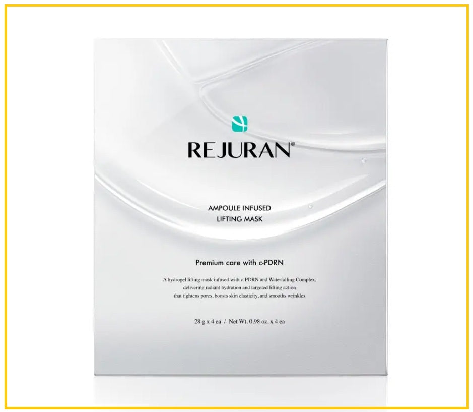 REJURAN 麗珠蘭安瓶精華緊緻面膜4片 AMPOULE INFUSED LIFTING MASK 28G X4PCS
