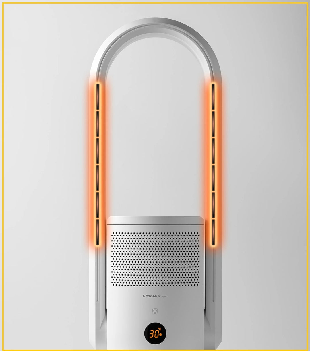 MOMAX 智能紫外光負離子空氣淨化機配過濾網 ULTRA-AIR PLUS IOT UV HOT & COOL PURIFYING FAN AP7SAUKW