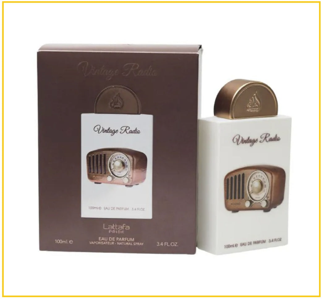 LATTAFA 拉塔法舊式收音機濃香水 PRIDE VINTAGE RADIO UNISEX EDP 100ML