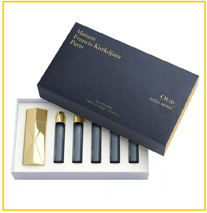 MAISON FRANCIS KURKDJIAN 庫爾吉安烏木絲綢香水旅行五支套裝 MFK OUD SATIN MOOD GLOBE TROTTER REFILLS 11ML X5