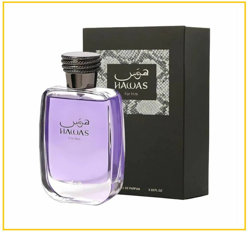 RASASI 拉莎斯哈維之水男士濃香水 HAWAS FOR MEN EDP 100ML