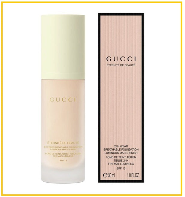 GUCCI 古馳柔霧持妝粉底液 ETERNITE DE BEAUTE MATTIFYING FOUNDATION SPF 15 #110C / #120N / #130W 30ML