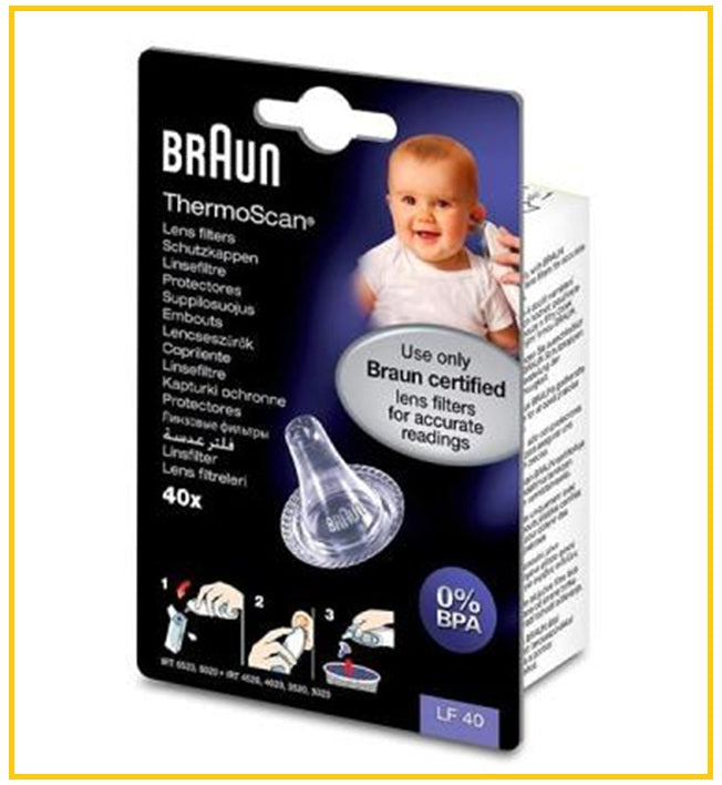 BRAUN 百靈牌博朗耳探套40個裝 THERMOSCAN PROTECTIVE CAPS LF40 PACK OF 40