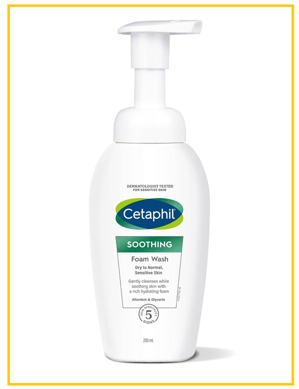 CETAPHIL 舒特膚氨基酸小雲朵潔面慕斯洗面奶 SOOTHING FOAM WASH 200ML