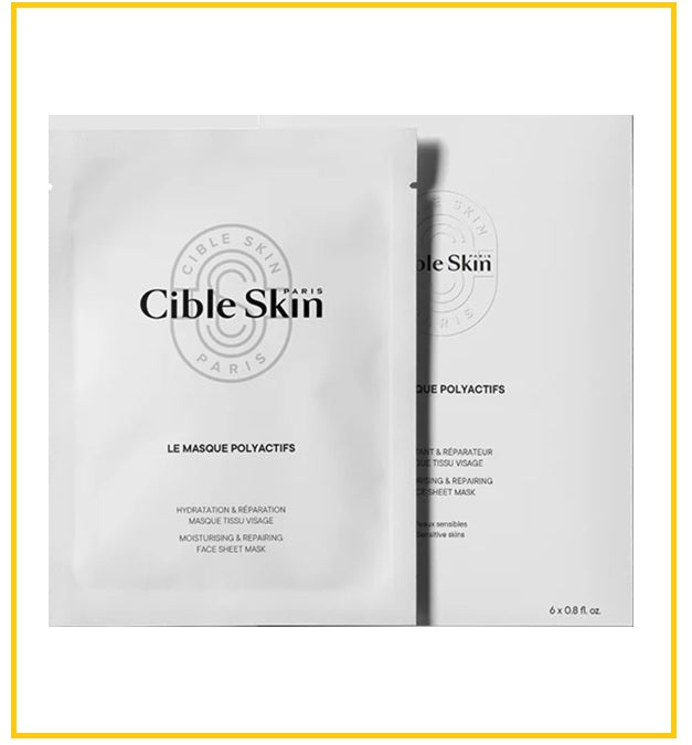 CIBLE SKIN 悉源地保濕修復全效面膜6片裝 LE MASQUE POLYACTIFS 6PCS