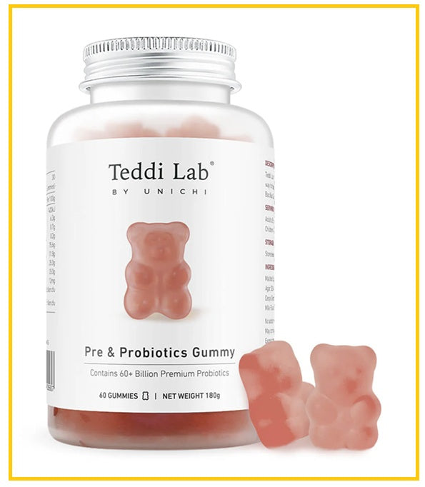 UNICHI Probiotic Gummy Yogurt Flavor 60 Gummies