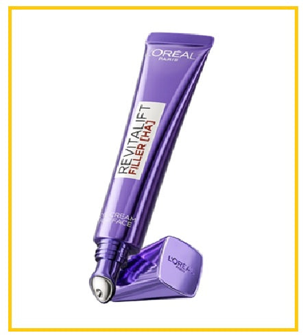 L'OREAL 歐萊雅紫熨斗眼霜(附按摩頭) LOREAL PARIS HYALURONIC ACID EYE CREAM ANTI-WRINKLE SERUM 3.0 (MASSAGE HEAD VERSION) 30ML