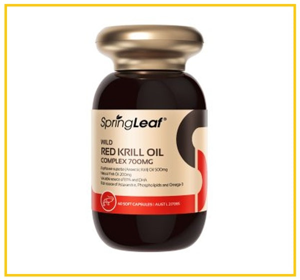 SPRINGLEAF 綠芙紅磷蝦油複合軟膠囊60粒 WILD RED KRILL OIL COMPLEX 700MG 60 TABLETS