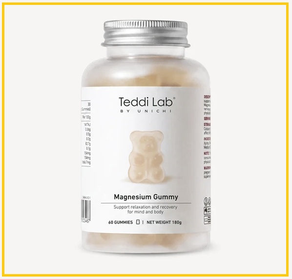 UNICHI 鎂小熊軟糖60粒 TEDDI LAB MAGNESIUM GUMMY 60 GUMMIES