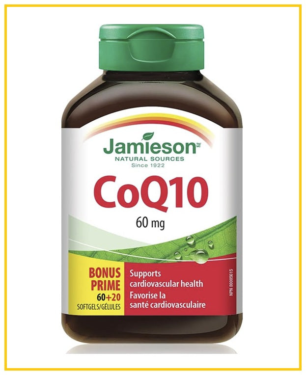 JAMIESON Coenzyme Q10 Softgels 80 capsules (60mg)