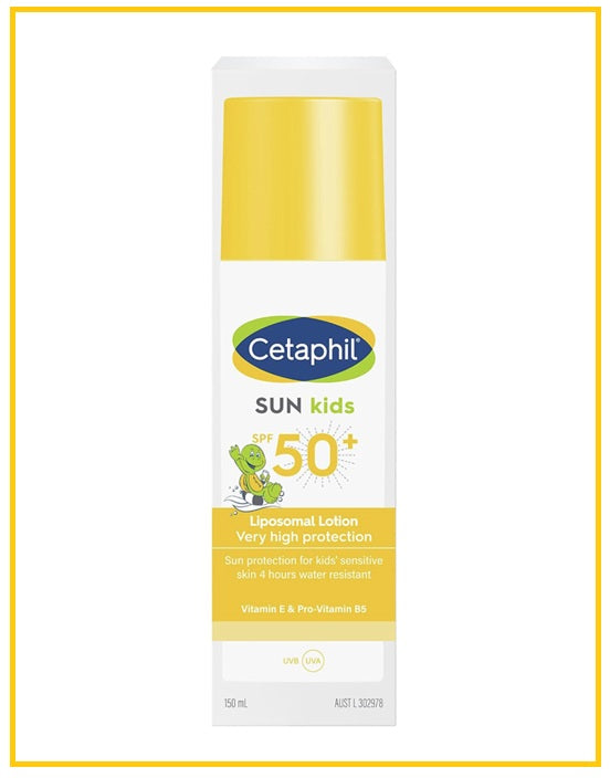 CETAPHIL 舒特膚嬰幼兒保濕低敏防曬乳液 BABY SUN KIDS SPF50+ LIPOSOMAL LOTION 150ML