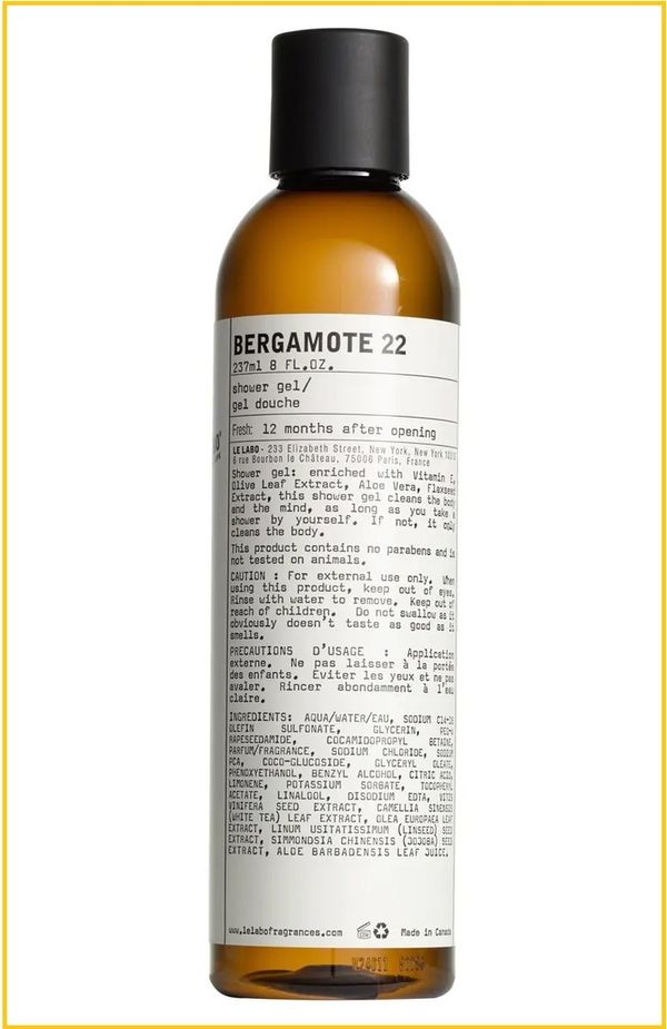 LE LABO 實驗室22號沐浴露 BERGAMOTE 22 SHOWER GEL 237ML