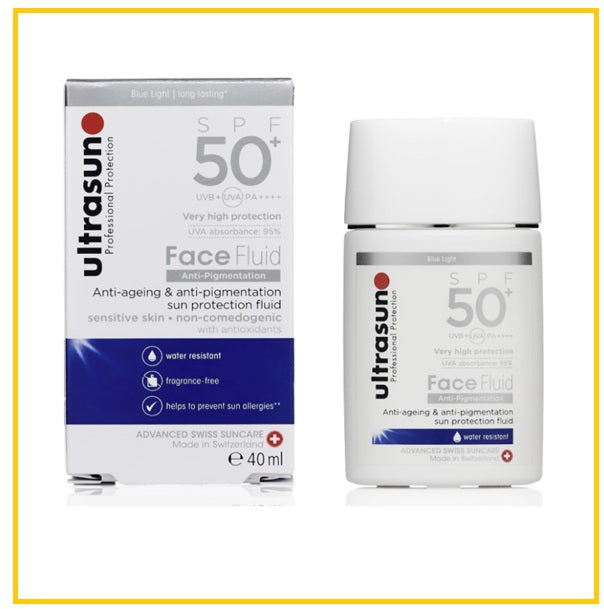 ULTRASUN 優佳勻淨亮膚多效防曬乳 FACE FLUID ANTI PIGMENTATION SPF50+ 40ML