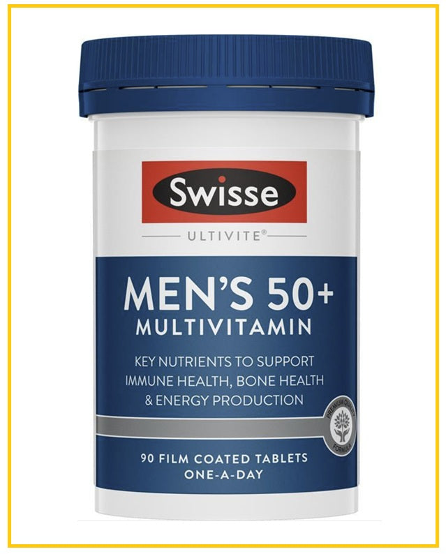 SWISSE Men's 50+ Multivitamin 90 Tablets