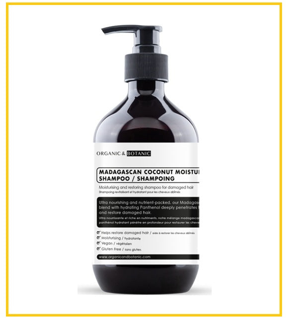 ORGANIC & BOTANIC 有機植物馬達加斯加椰子洗髮精 MADAGASCAN COCONUT MOISTURISING SHAMPOO 500ML