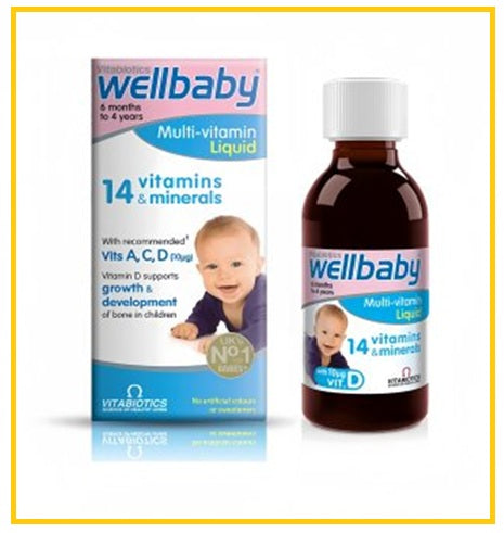 VITABIOTICS 薇塔貝爾嬰幼兒多維營養液(6個月-4歲) WELLBABY MULTI-VITAMIN LIQUID 150ML