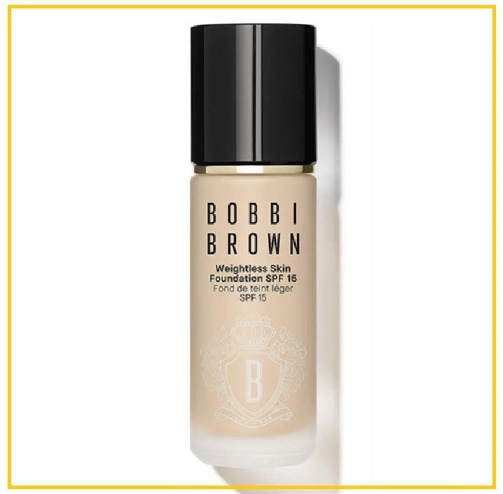 BOBBI BROWN 芭比布朗輕盈持妝粉底液 WEIGHTLESS SKIN FOUNDATION SPF 15 #WARM NATURAL / #WARM IVORY / #WARM PORCELAIN 30ML
