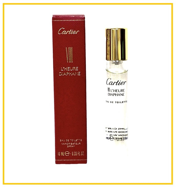 CARTIER 卡地亞時之透明淡香水小樣 VIII L'HEURE DIAPHANE EDT SPRAY 10ML