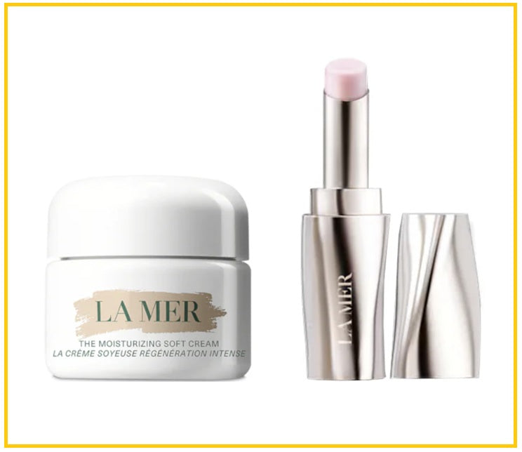 LA MER 海藍之謎日間滋養兩件套裝 LAMER THE MOISTURIZING SOFT CREAM THE LIP TREATMENT SET
