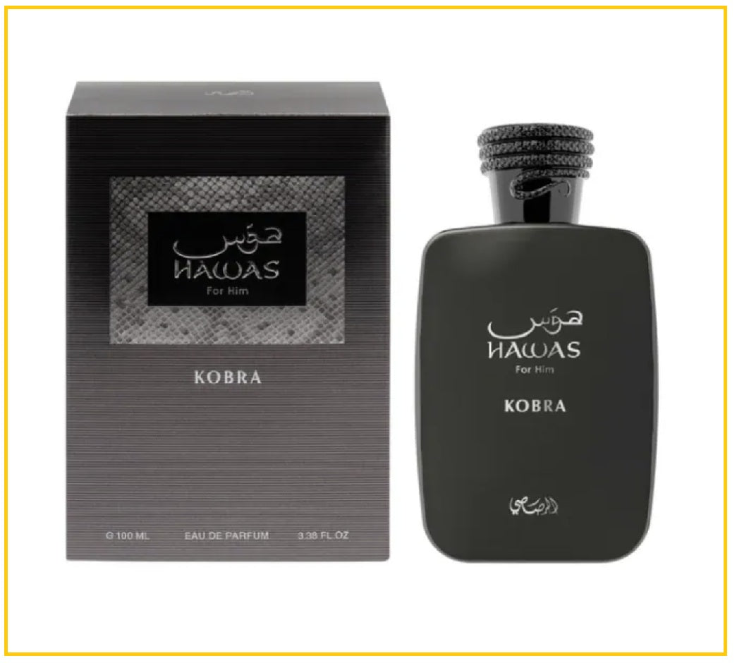 RASASI HAWAS 拉莎斯哈維之水眼鏡蛇男士濃香水 KOBRA FOR MEN EDP 100ML