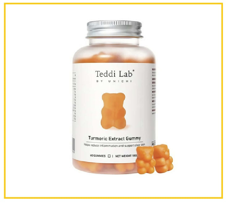 UNICHI 姜黃素小熊軟糖60粒 TEDDI LAB TURMERIC EXTRACT GUMMY 60 GUMMIES