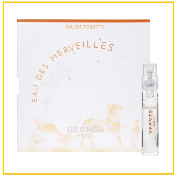 HERMES 愛馬仕橘採星光女士淡香水小樣 EAU DES MERVEILLES EDT 2ML
