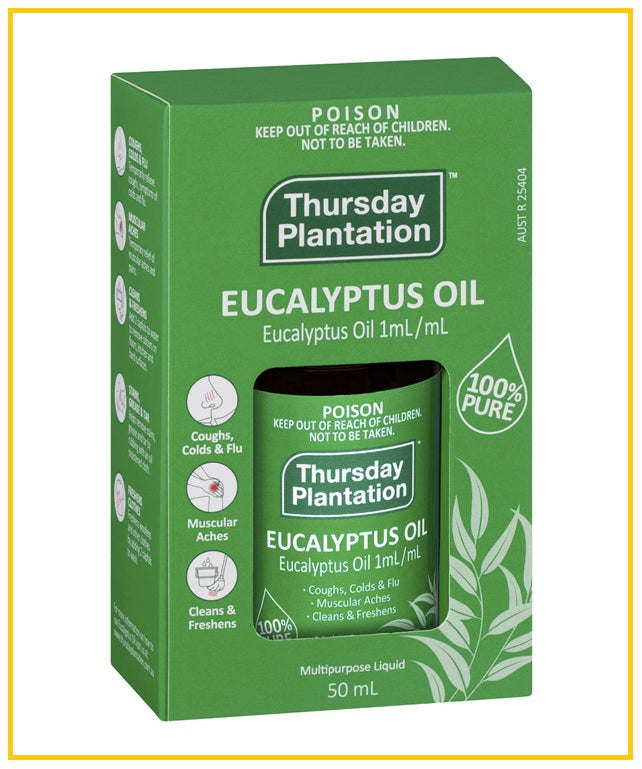 THURSDAY PLANTATION 星期四尤加利桉樹精油 EUCALYPTUS OIL 50ML