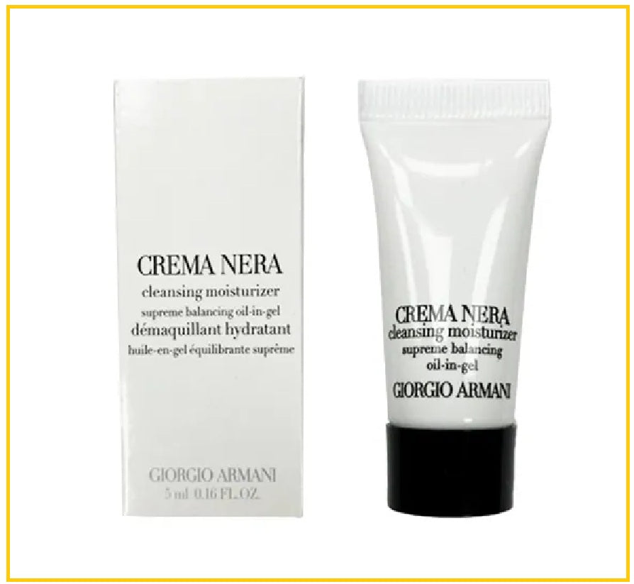 ARMANI 阿瑪尼黑曜石潔面小樣 CREMA NERA CLEANSING MOISTURIZER 5ML