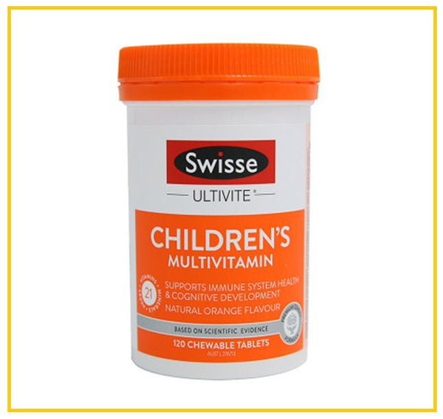 SWISSE Ultivite Children's Multivitamin 120 Chewable Tablets
