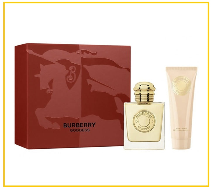 BURBERRY GODDESS EAU DE PARFUM BODY LOTION HOLIDAY SET GODDESS GIFT DUO SET