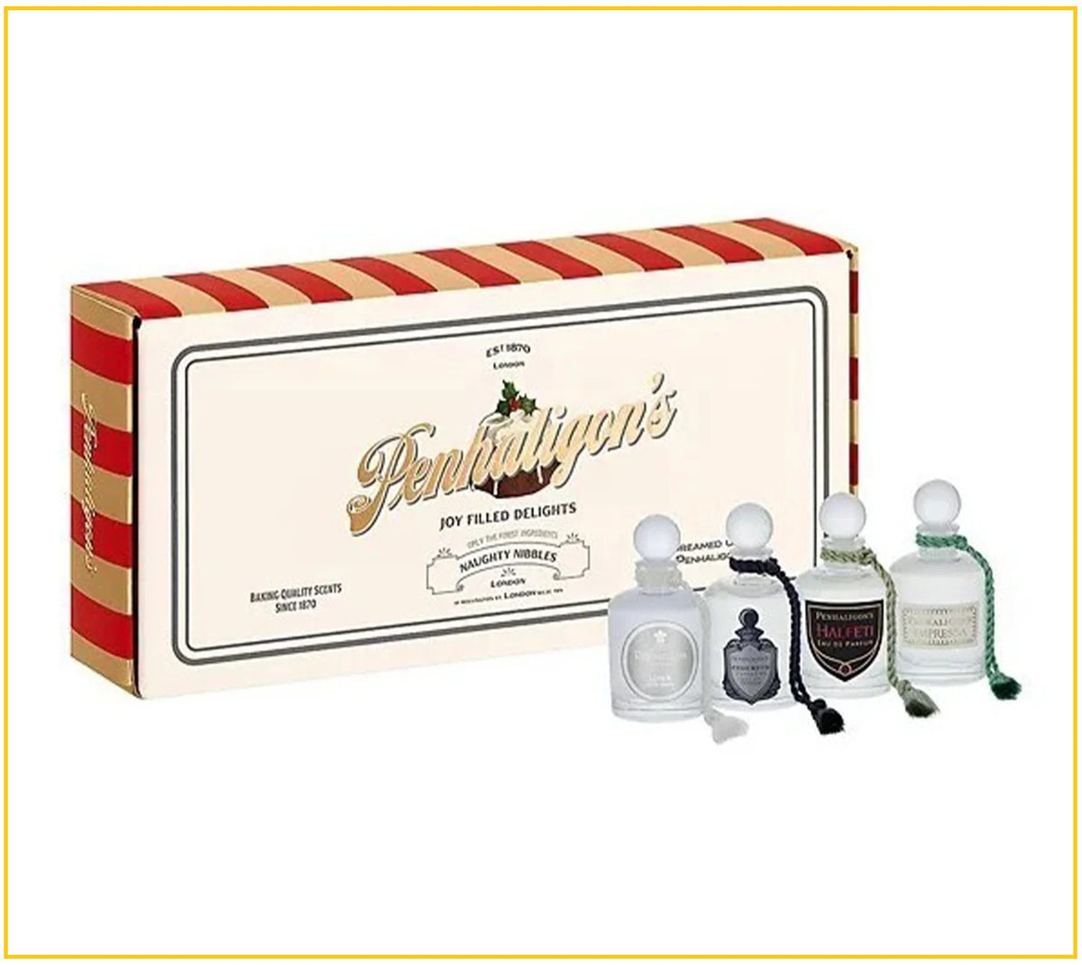 PENHALIGON'S 潘海利根迷你香水禮盒套裝 PENHALIGONS NAUGHTY NIBBLES MINI SET GIFT 5ML X4