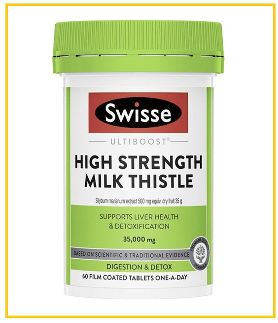 SWISSE High Strength Milk Thistle 35000mg Capsules