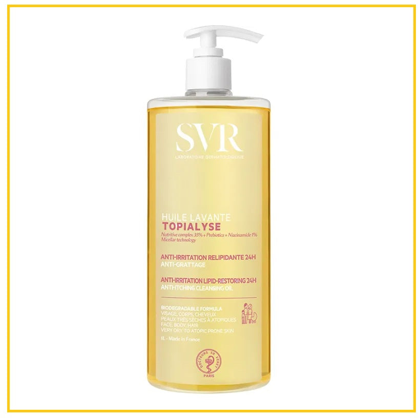 SVR 舒唯雅溫和舒緩沐浴油 TOPIALYSE MICELLAR CLEANSING OIL 400ML / 1000ML