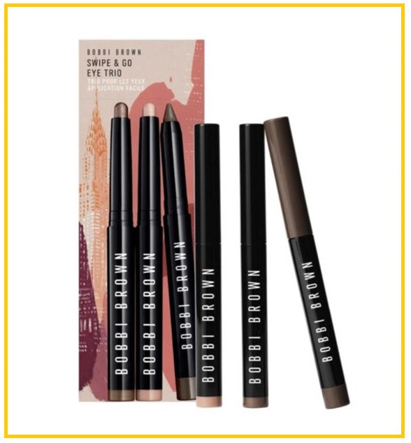 BOBBI BROWN 芭比布朗流雲造型眼妝三件套裝 SWIPE & GO EYE TRIO DUO SET