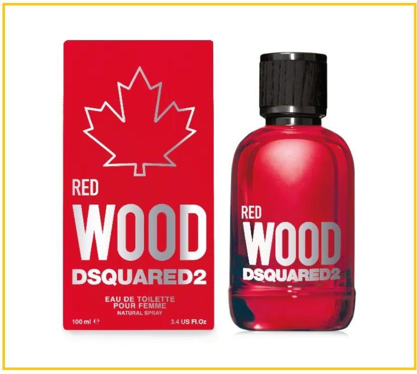 DSQUARED2 二次方紅木淡香水 RED WOOD WOMEN EDT 100ML