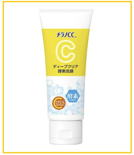 ROHTO 樂敦毛孔清透酵素潔面乳 MELANO CC DEEP CLEAR ENZYME FACE WASH 130G