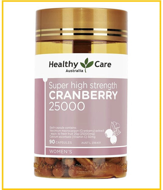 HEALTHY CARE Cranberry Capsules 90 Capsules 25000