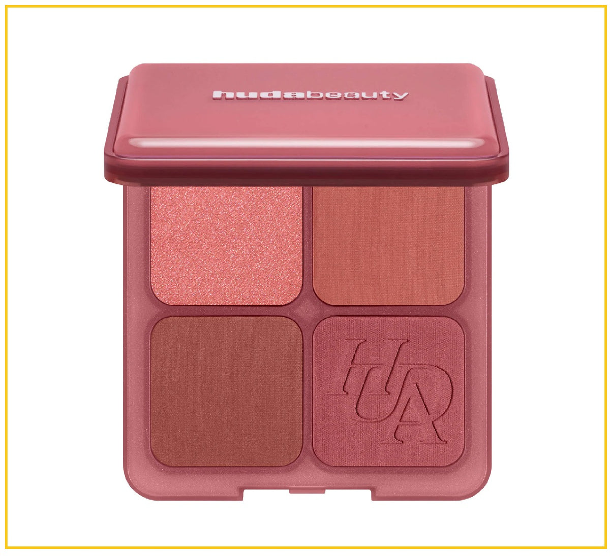 HUDA BEAUTY 四色腮紅胭脂盤 BLUSH FILTER BLURRING BLUSHLIGHTERS PALETTE #STRAWBERRY LATTE 7.5G